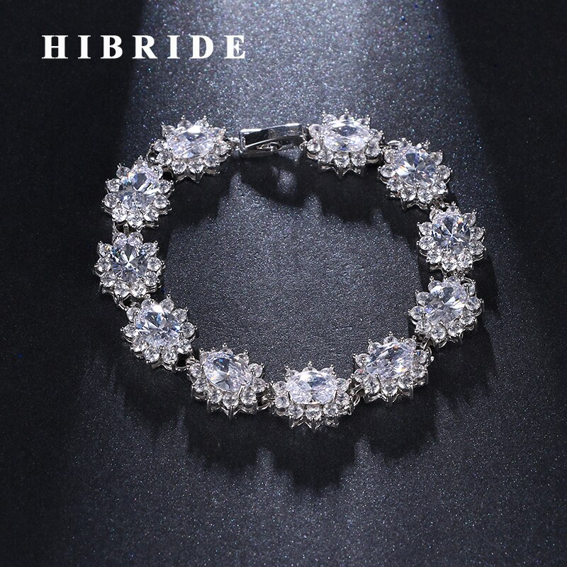 HIBRIDE Ƽ  Clear Cubic  Women Wedding..